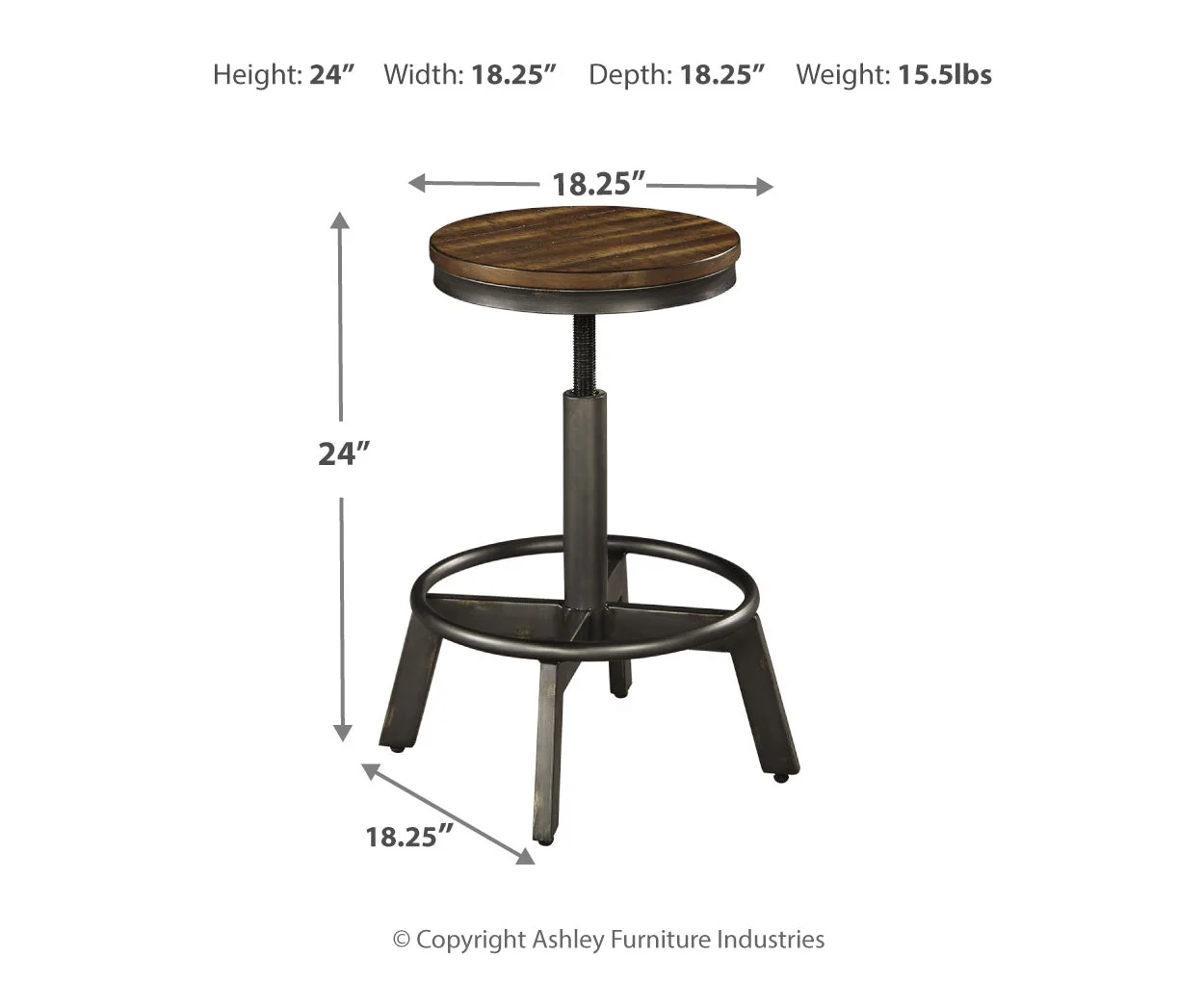 Torjin Swivel Stool - Image 5