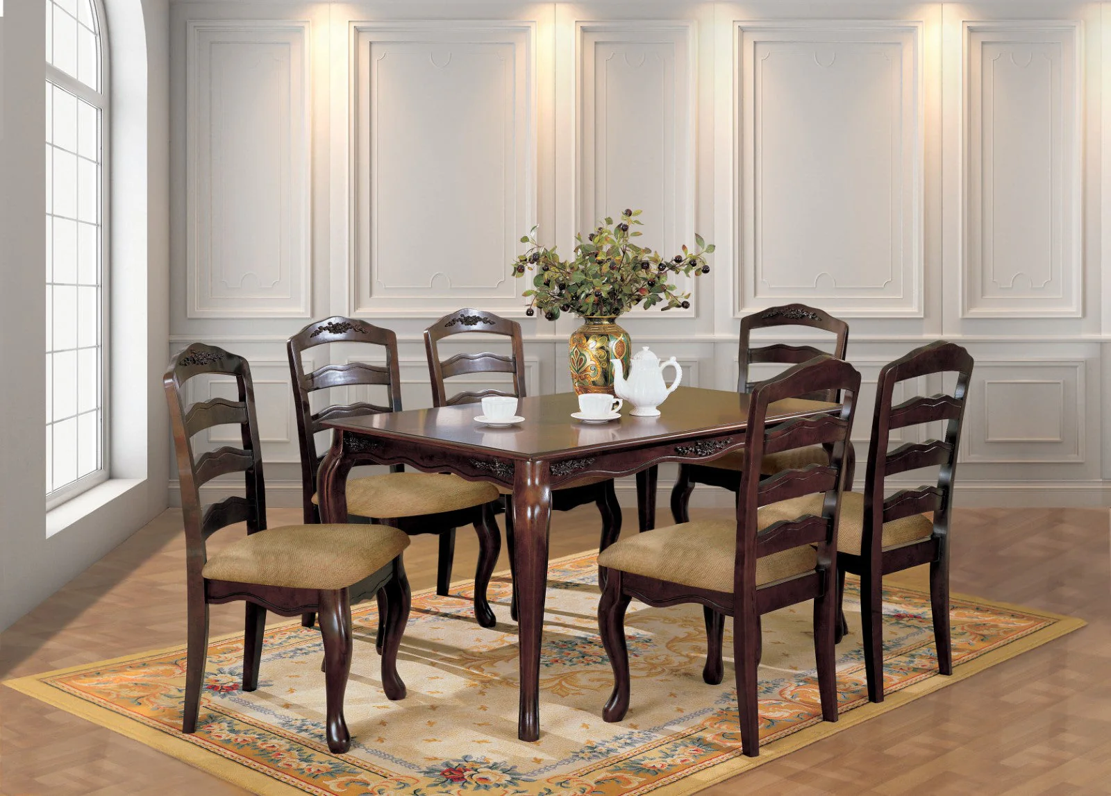 Townsville Dark Walnut 60" Dining Table - Image 5