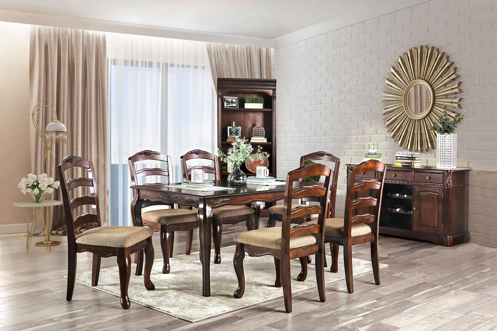 Townsville Dark Walnut 60" Dining Table - Image 6