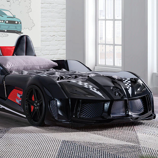 Trackster Black Car Bed / Twin - Image 2