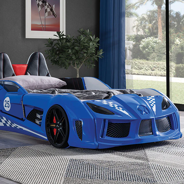 Trackster Blue Car Bed  / Twin - Image 2