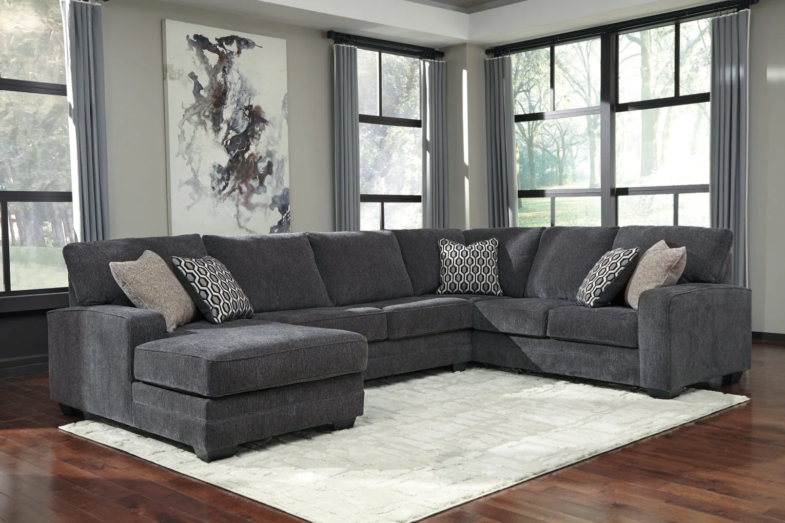 Tracling 3-Piece Sectional with Chaise - Image 3