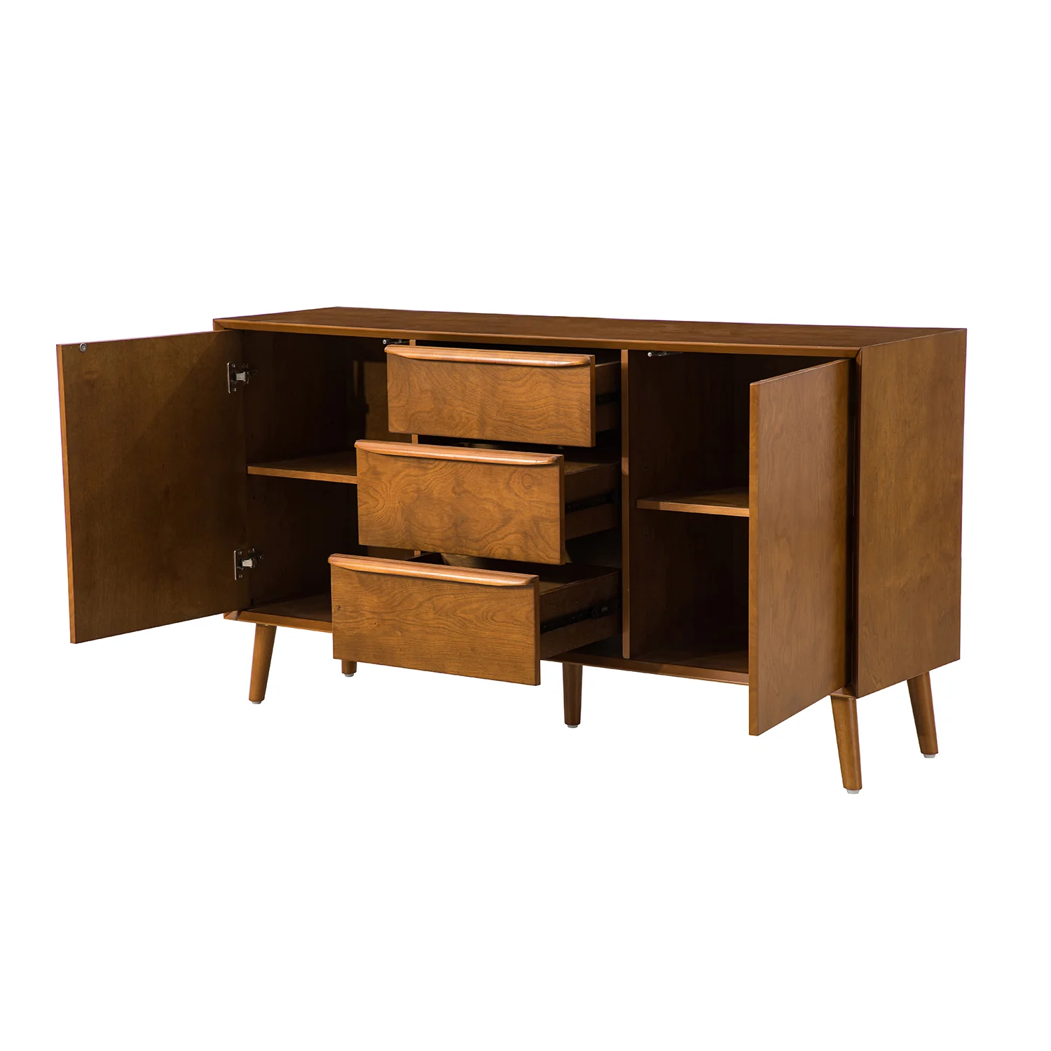 Victor Wide 3 Drawer Sideboard in Acorn - Image 5