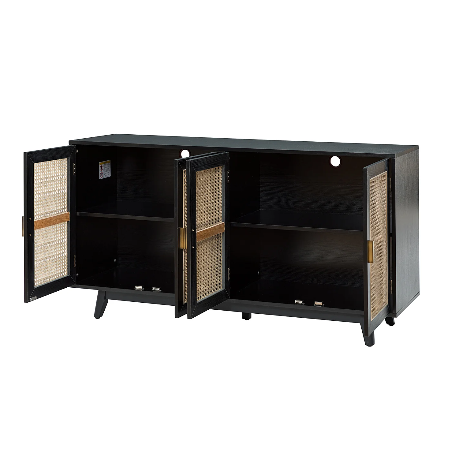 Silvia TV Stand in Black - Image 5
