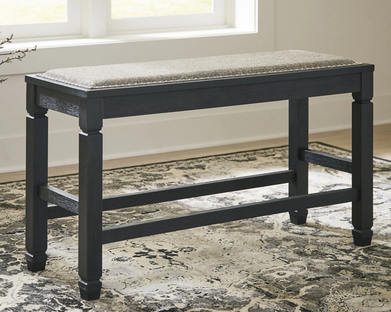 Tyler Creek DBL Counter Upholstered Bench - Image 2