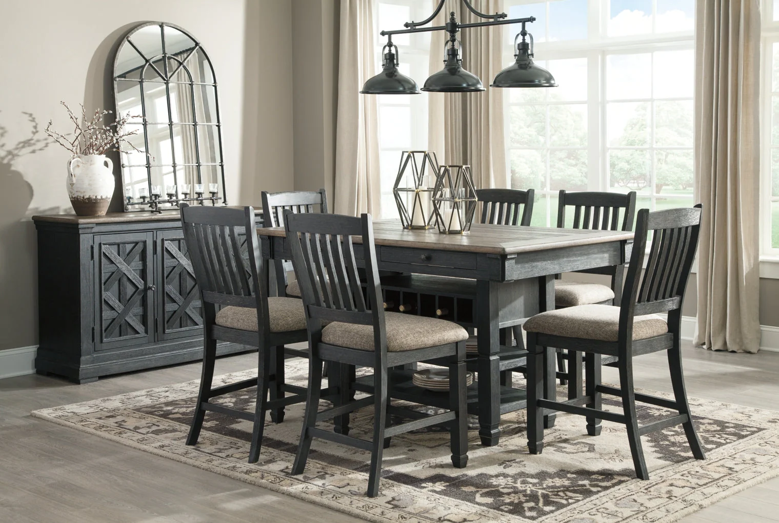 Tyler Creek Dining Set (Up to 6 Barstools) - Image 14