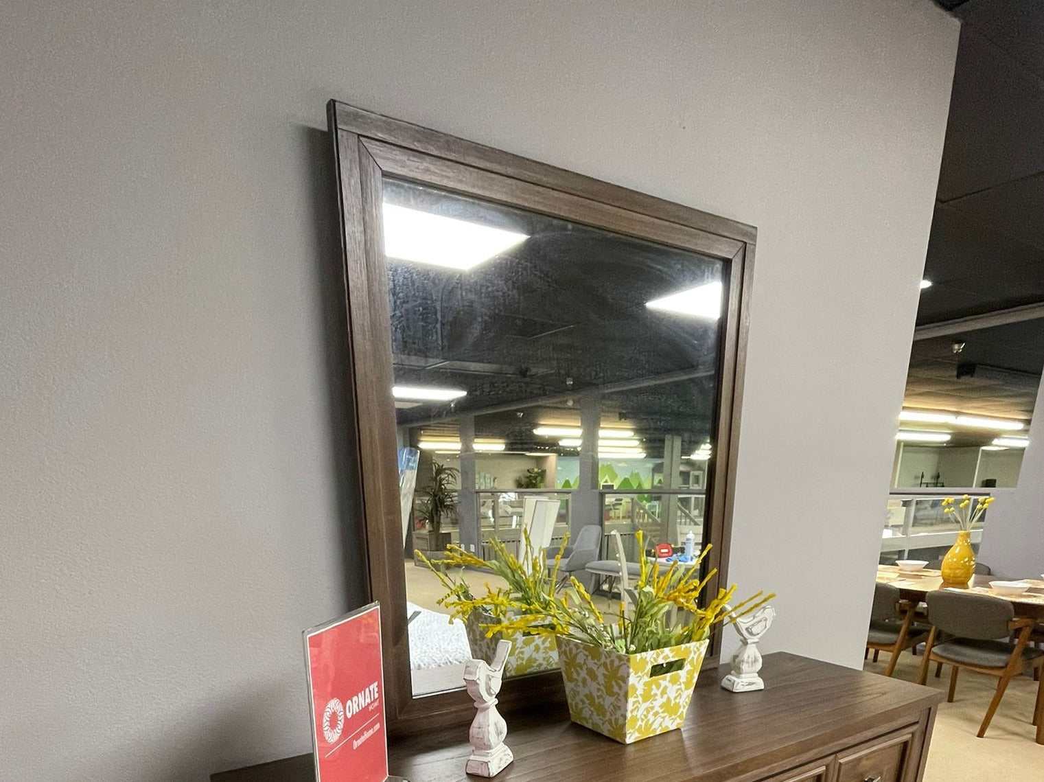 Tywyn Dark Oak Mirror - Image 4