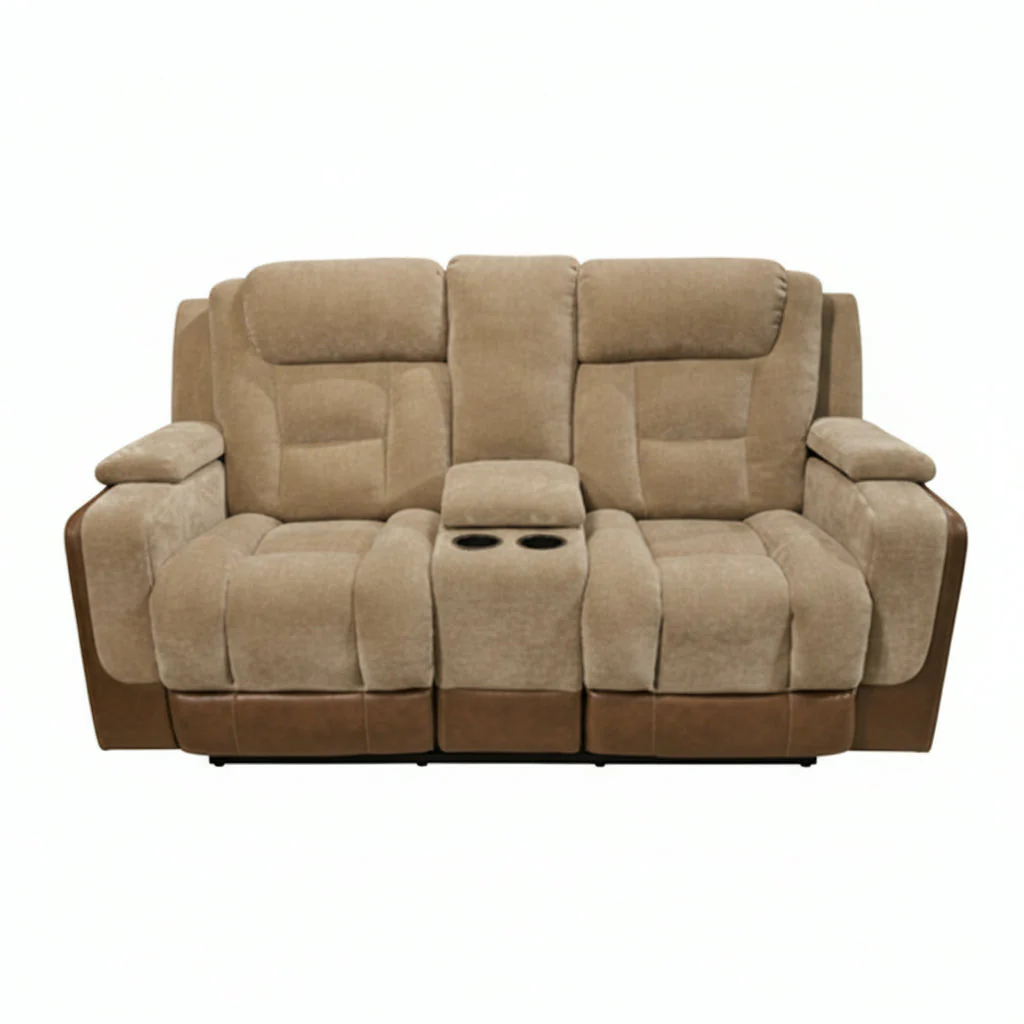 Ultimax Power Reclining Loveseat/Console/Adjustable Headrest - Image 3