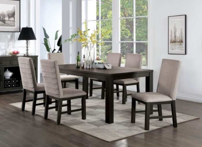 Umbria Antique Black Rectangular Dining Table - Image 3