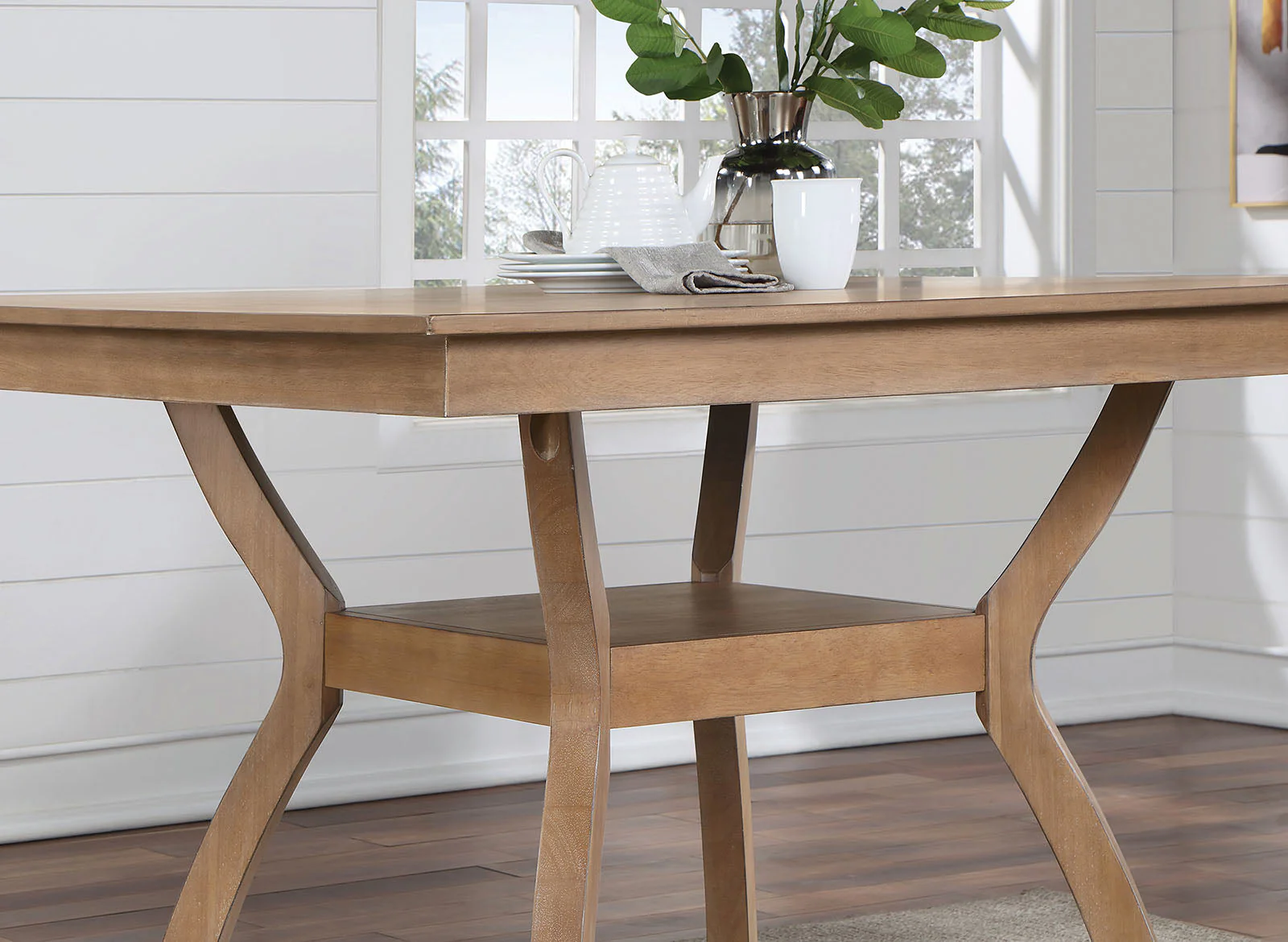 Upminster Natural Tone/Beige 7 Pc. Counter Height Table Set - Image 2