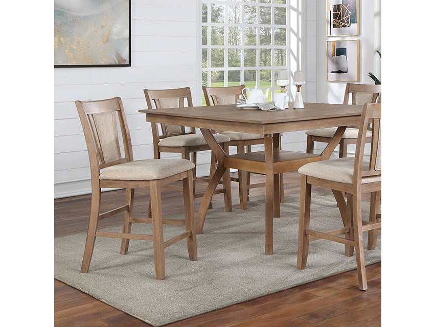 Upminster Natural Tone Counter Height Square Table - Image 3