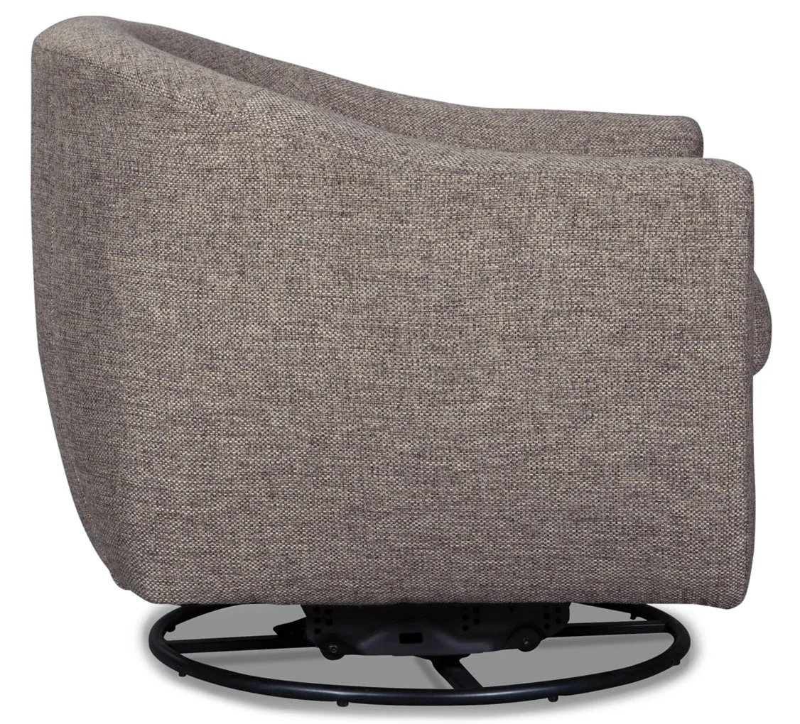 Upshur Swivel Glider Accent Chair - Image 5
