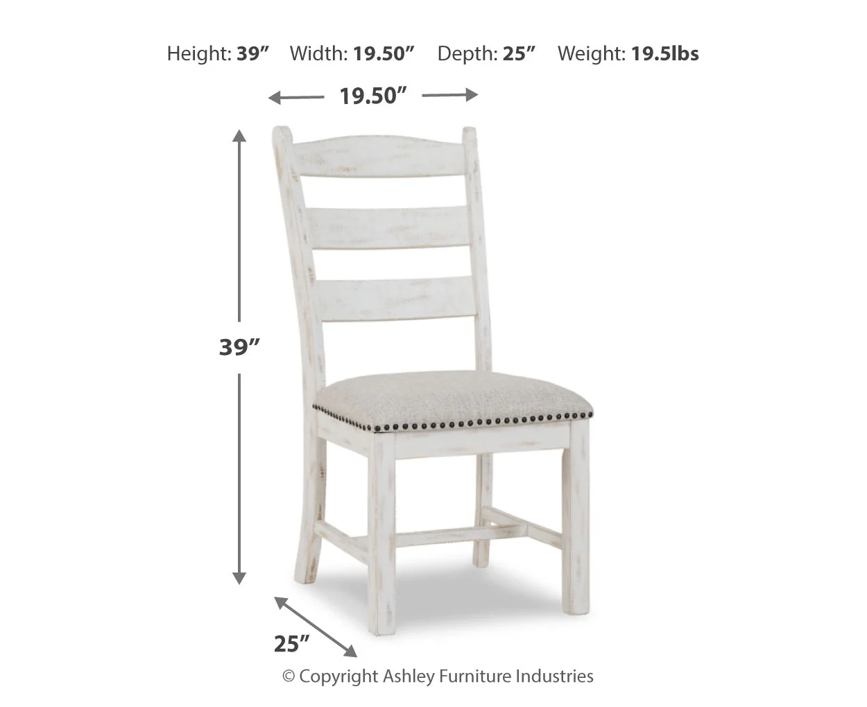 Valebeck Dining Upholstered Side Chair - Image 4