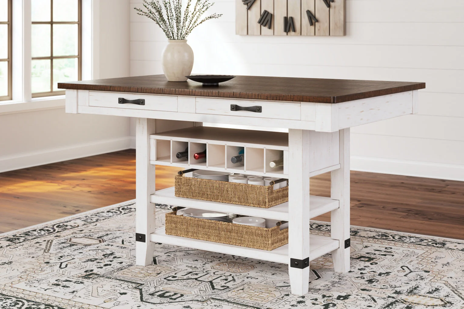 Valebeck RECT Dining Room Counter Table - Image 4