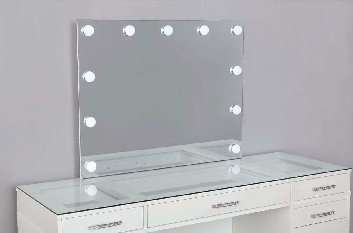 Valentina Luminous White Vanity - Image 4