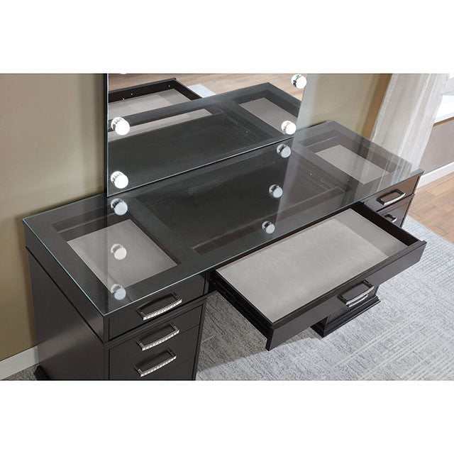 Valentina Obsidian Gray Vanity Set - Image 2