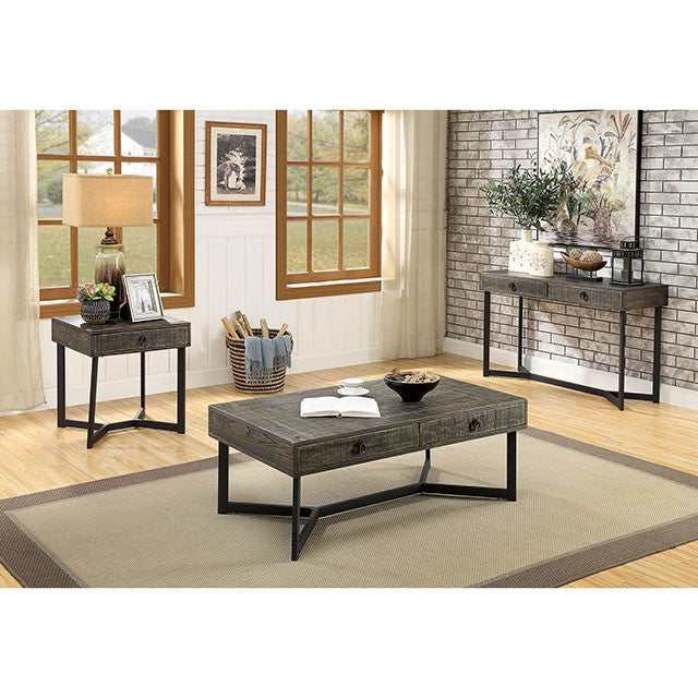 Veblen Dark Oak/Espresso Sofa Table - Image 2