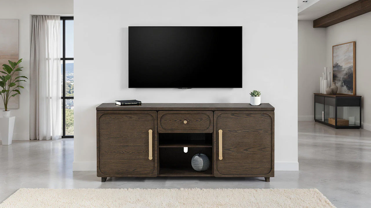 Vellara Dark Walnut 70" Tv Console - Image 2