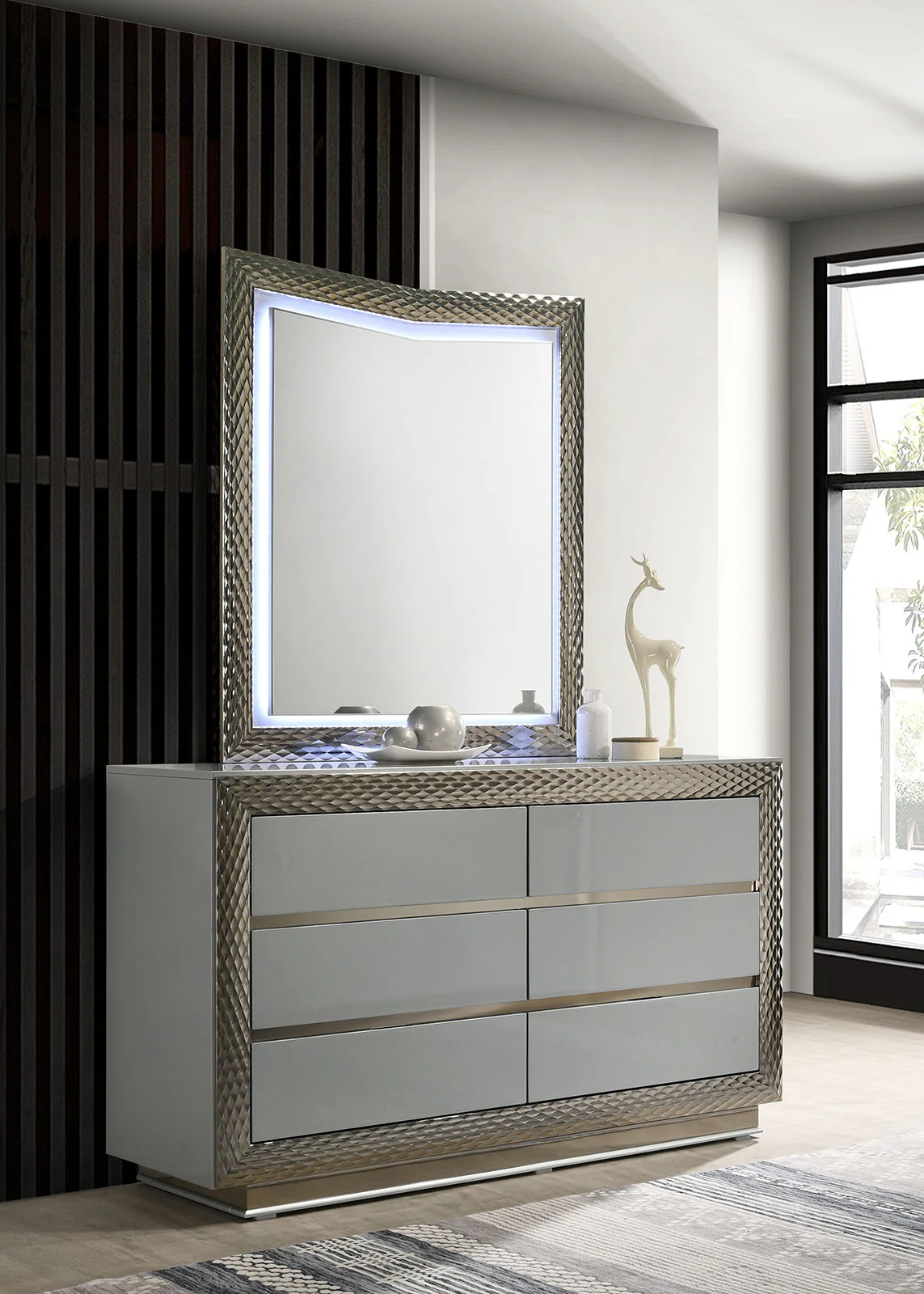 Ventnor Gray Dresser - Image 2