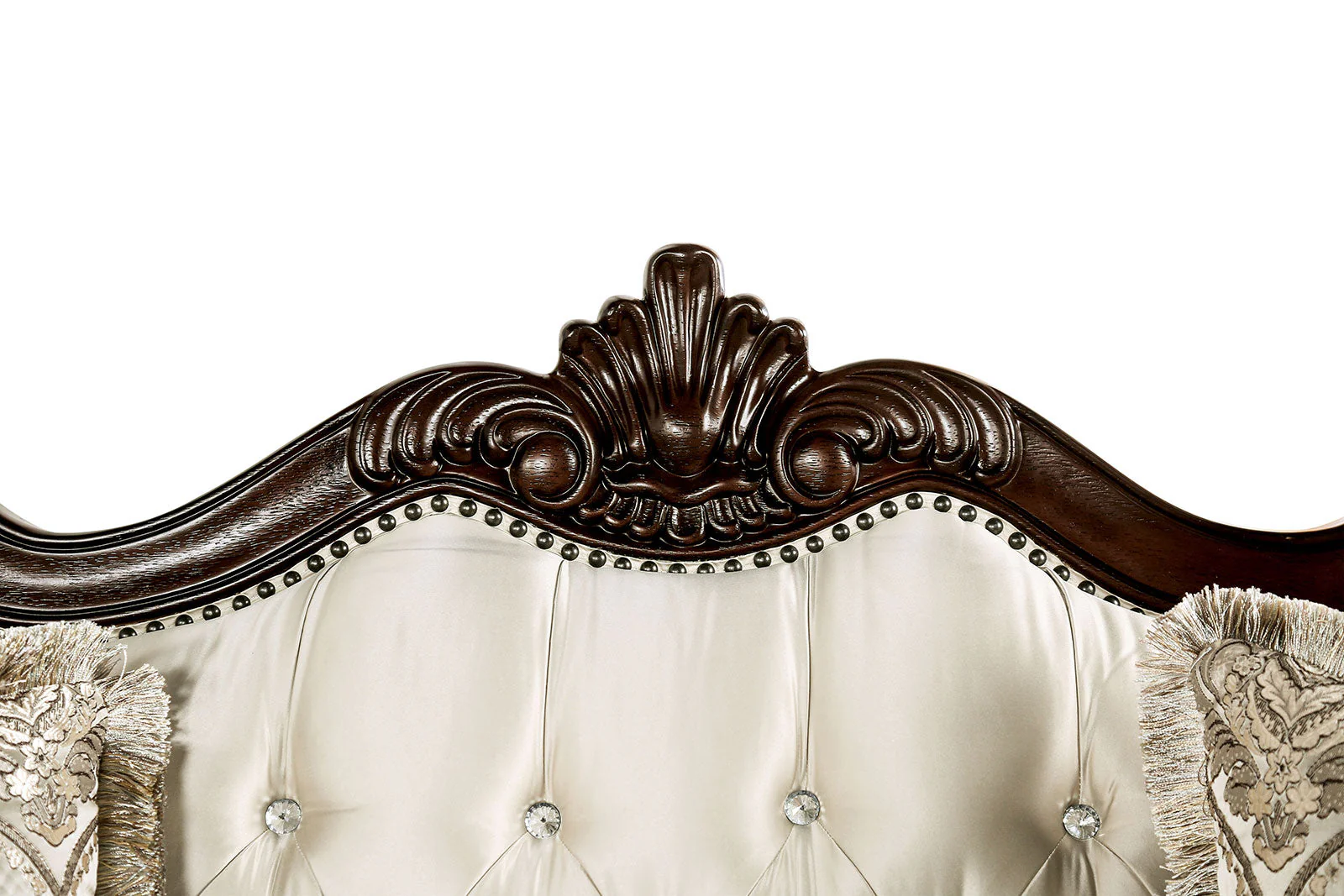 Veracruz Dark Cherry/Beige Chair - Image 3