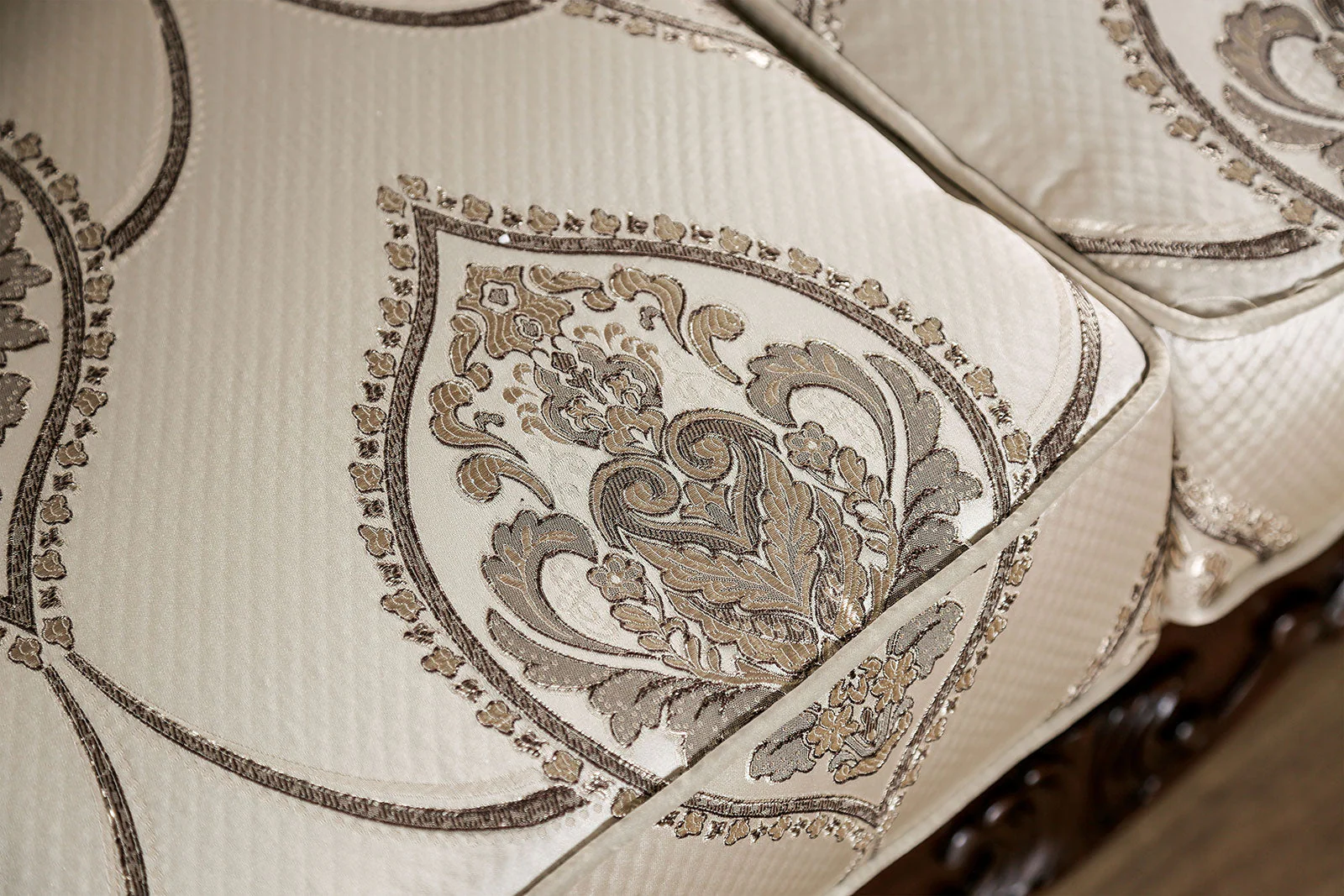 Veracruz Dark Cherry/Beige Chair - Image 5