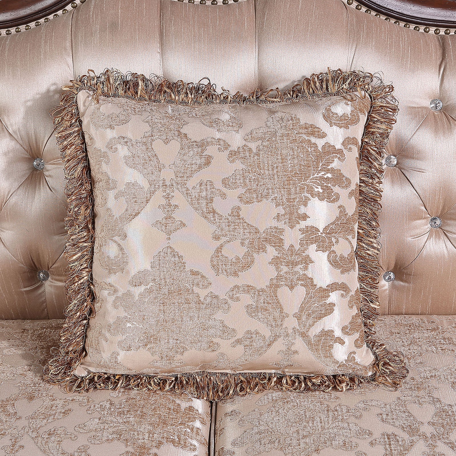Veracruz Dark Cherry/Light Brown Loveseat - Image 4