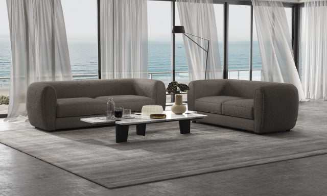 Verdal Charcoal Gray Loveseat - Image 2