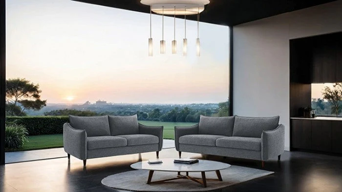 Vermon Gray Sofa - Image 4