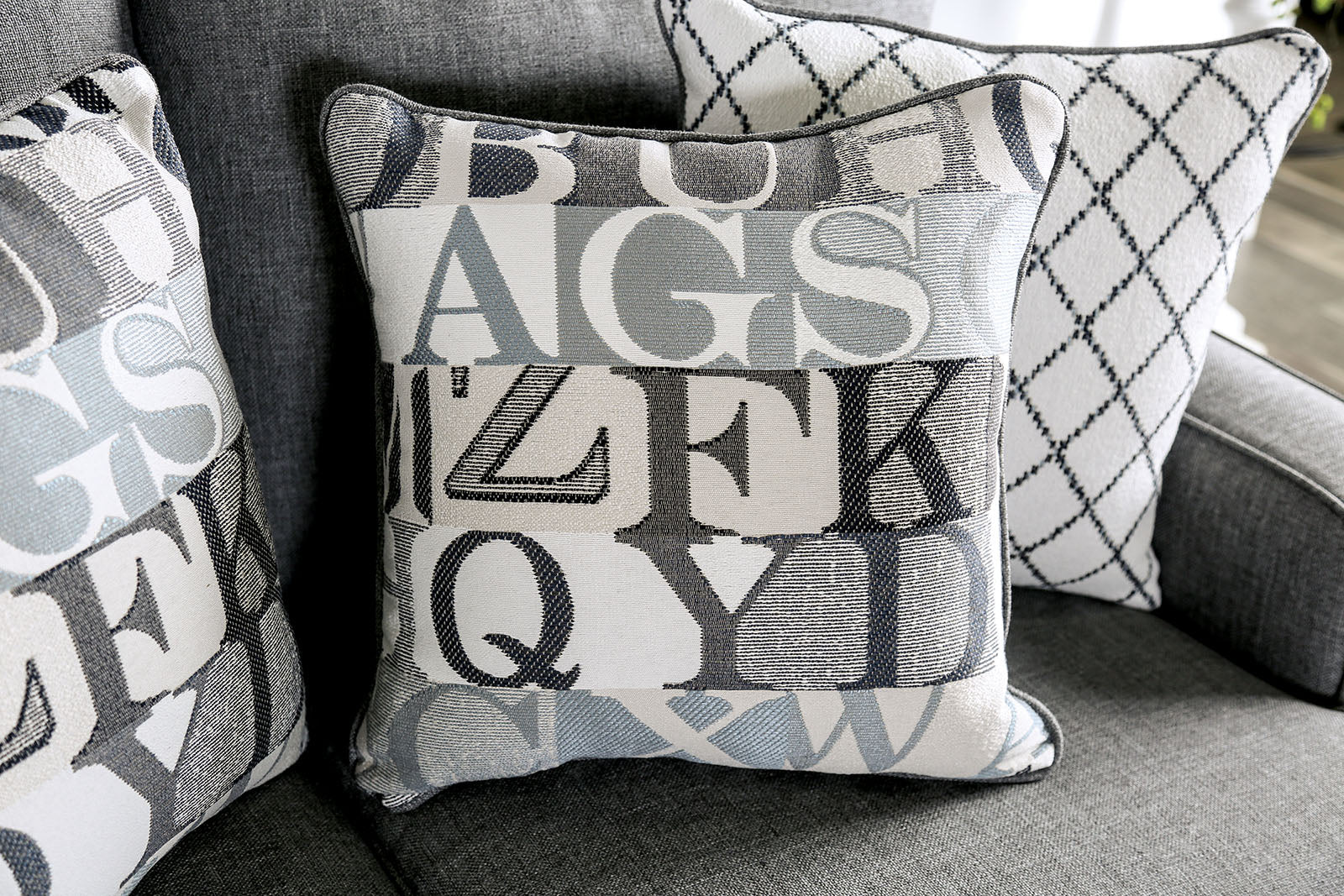 Verne Bluish Gray Sofa & Loveseat - Image 8