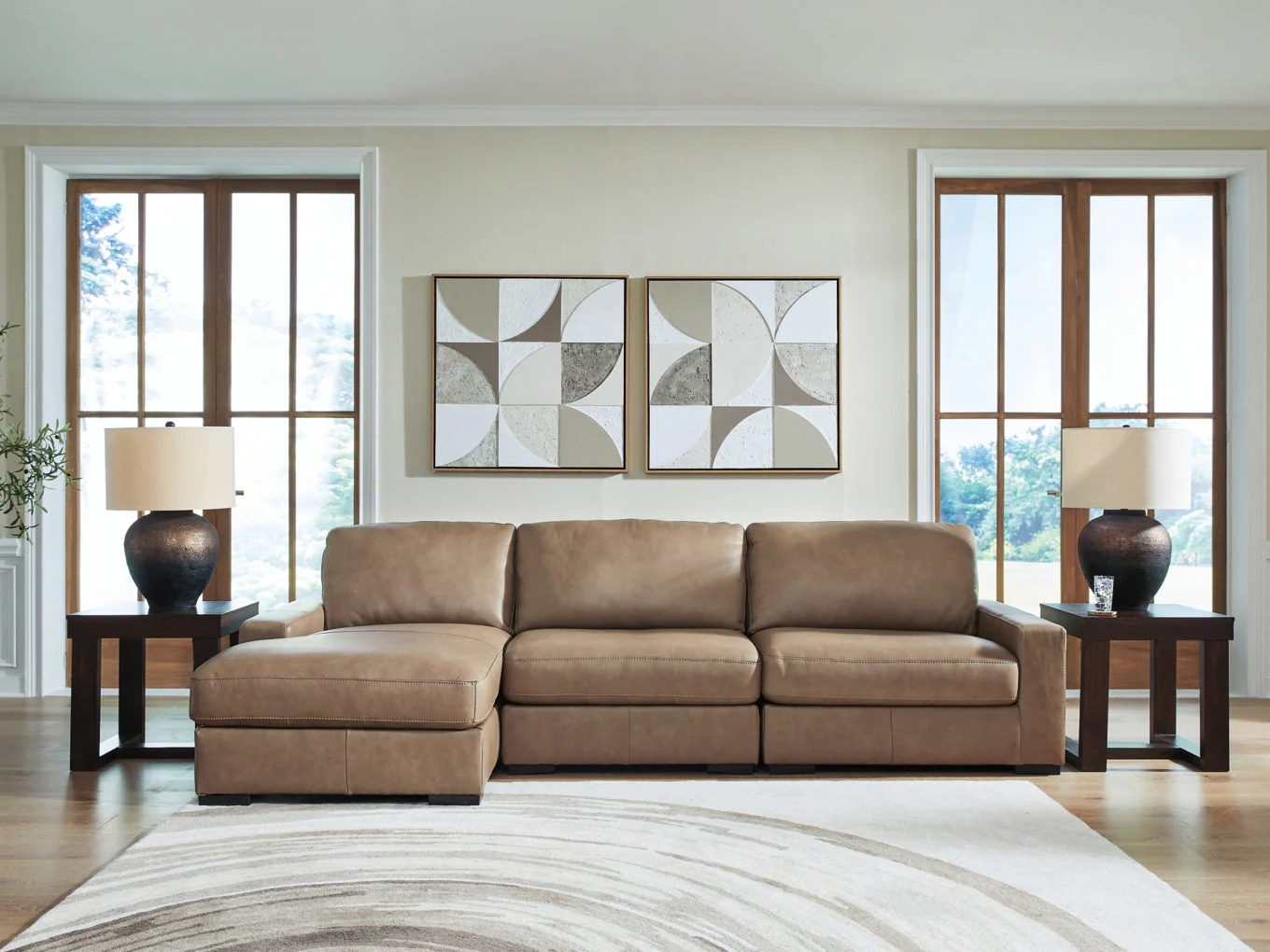 Veronella 3-Piece Sectional with Chaise - Image 4