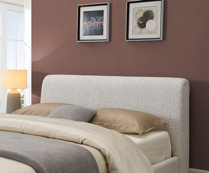 Vertham White E.King Bed - Image 3