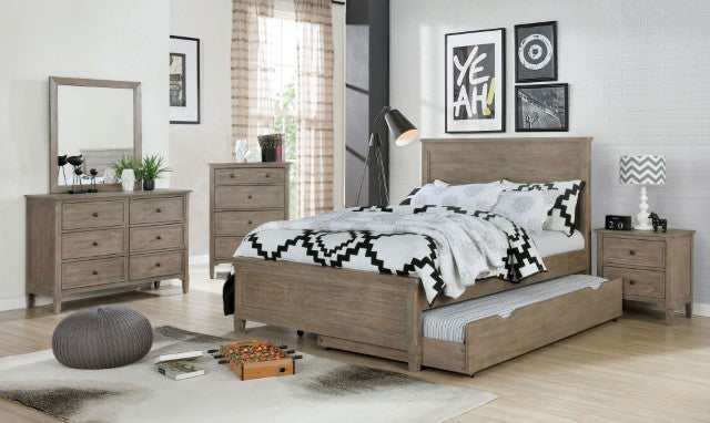 Vevey Wire-Brushed Warm Gray Trundle/Drawer - Image 2