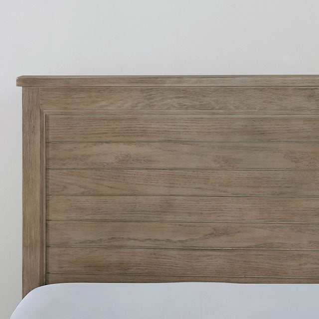 Vevey Wire-Brushed Warm Gray Twin Bed - Image 4