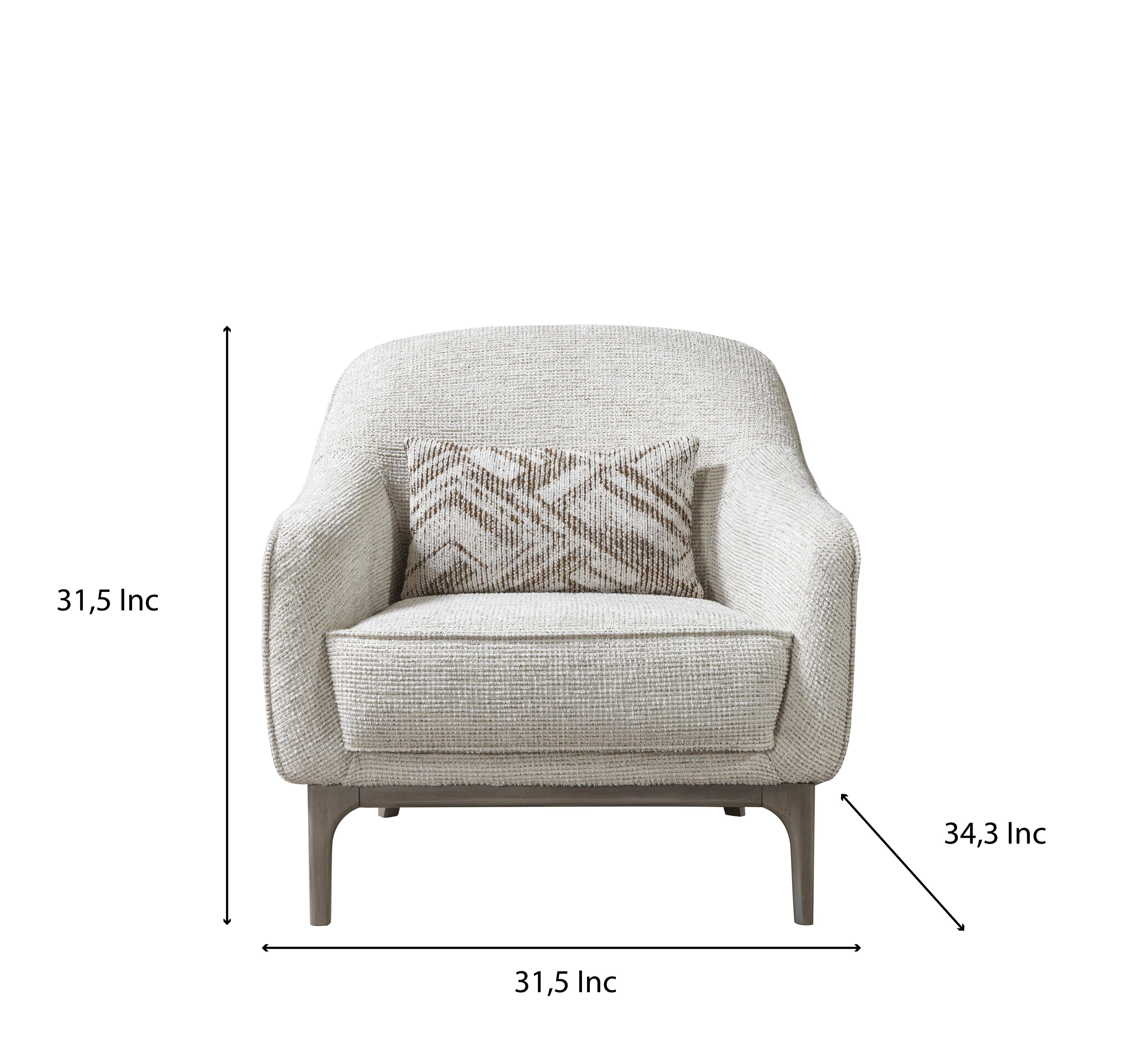 Dylan Ivory Linen Chair - Image 7