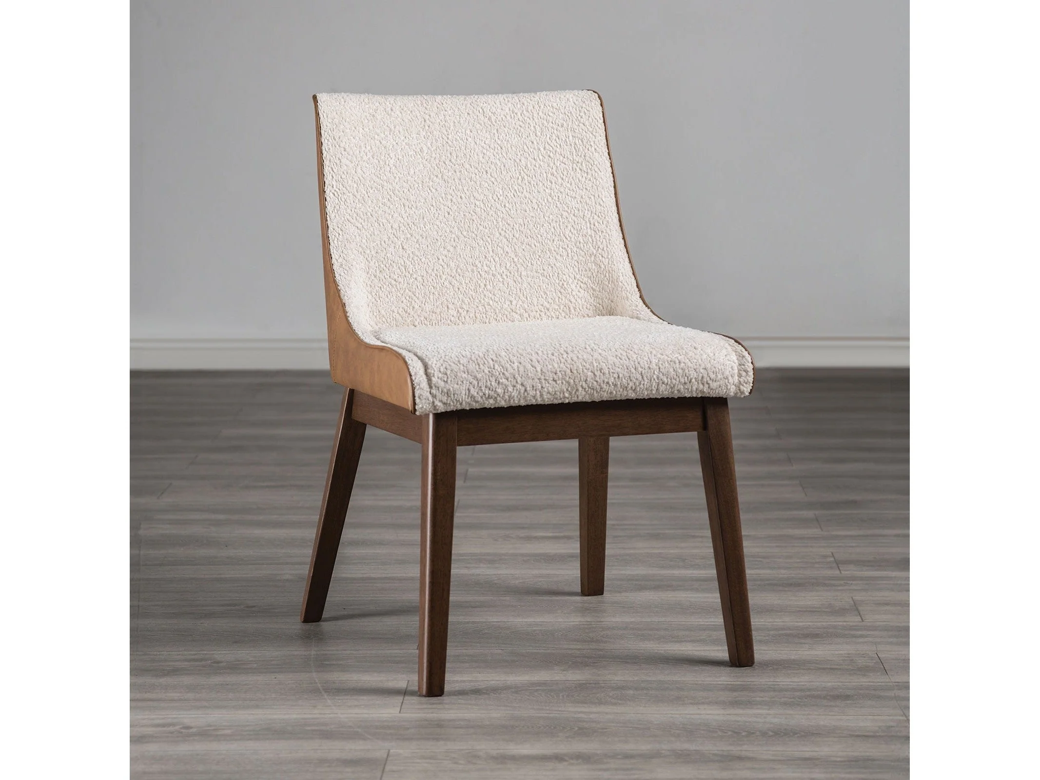 Viken Walnut/Beige Side Chair (Set of 2)