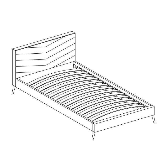 Vivar Beige Twin Bed - Image 3