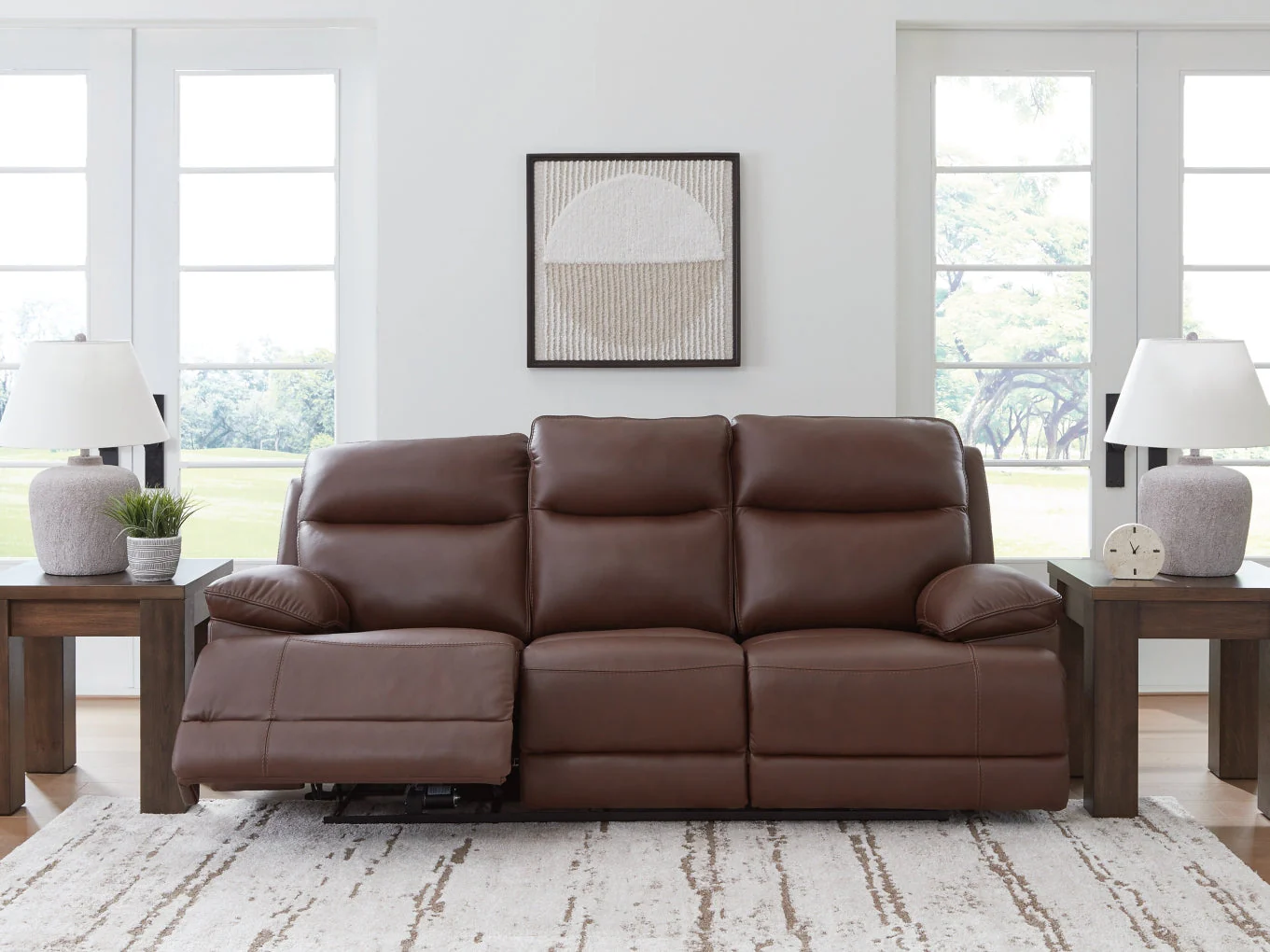 VonRyan Power Reclining Sofa with Adjustable Headrest - Image 2