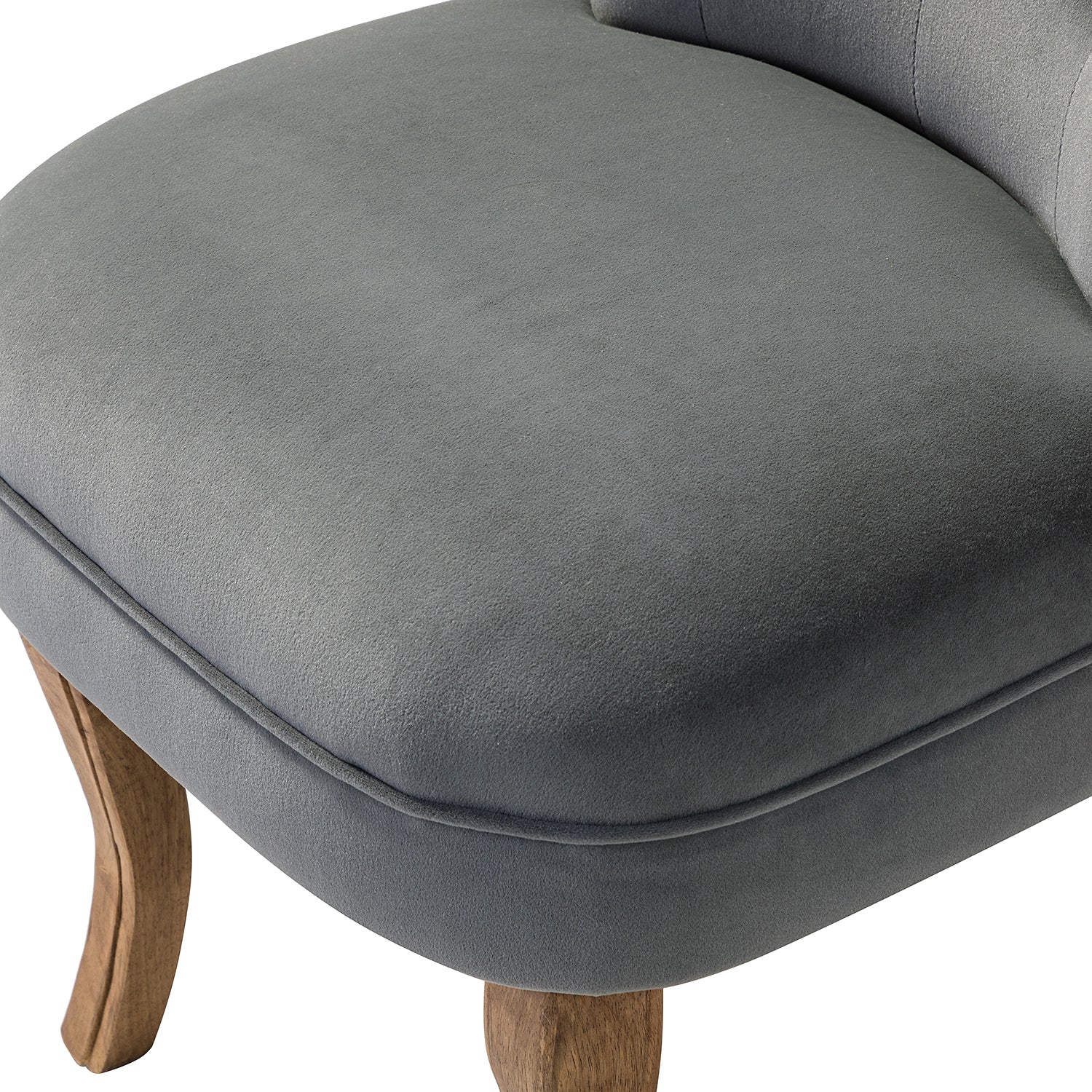 Lera Vanity Stool in Grey - Image 5