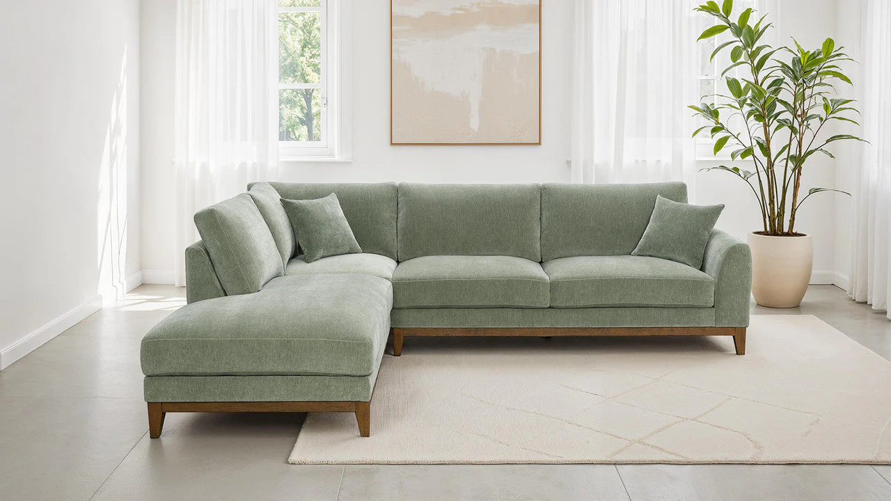 Watton Olive Green Sectional - Image 2