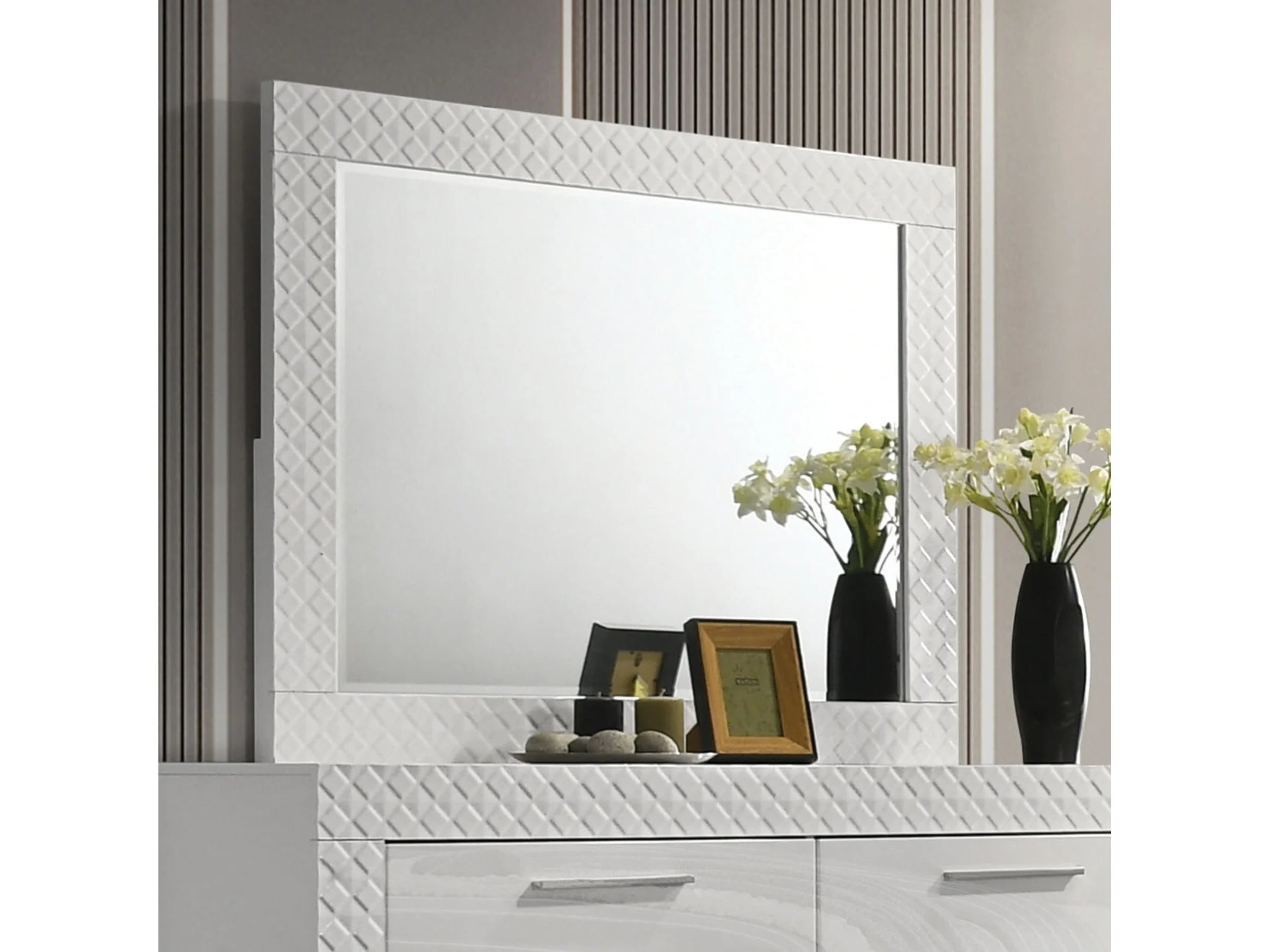 Whitby White Mirror
