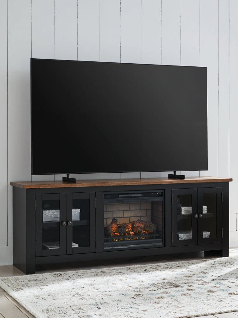 Wildenauer 76" TV Stand with Electric Fireplace - Image 4