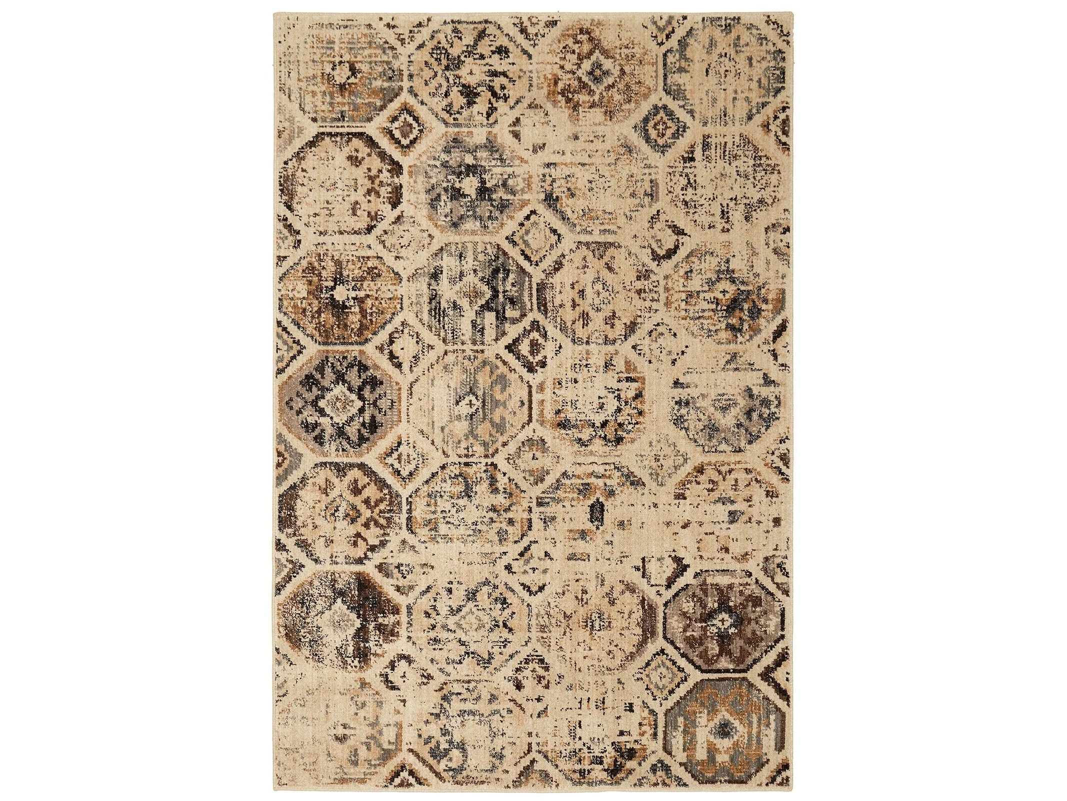 Wilhelm Relic Beige 5'3 X 7'6" Area Rug