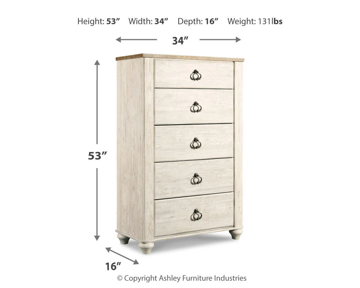 Willowton Panel Bed Bedroom Set - Image 23