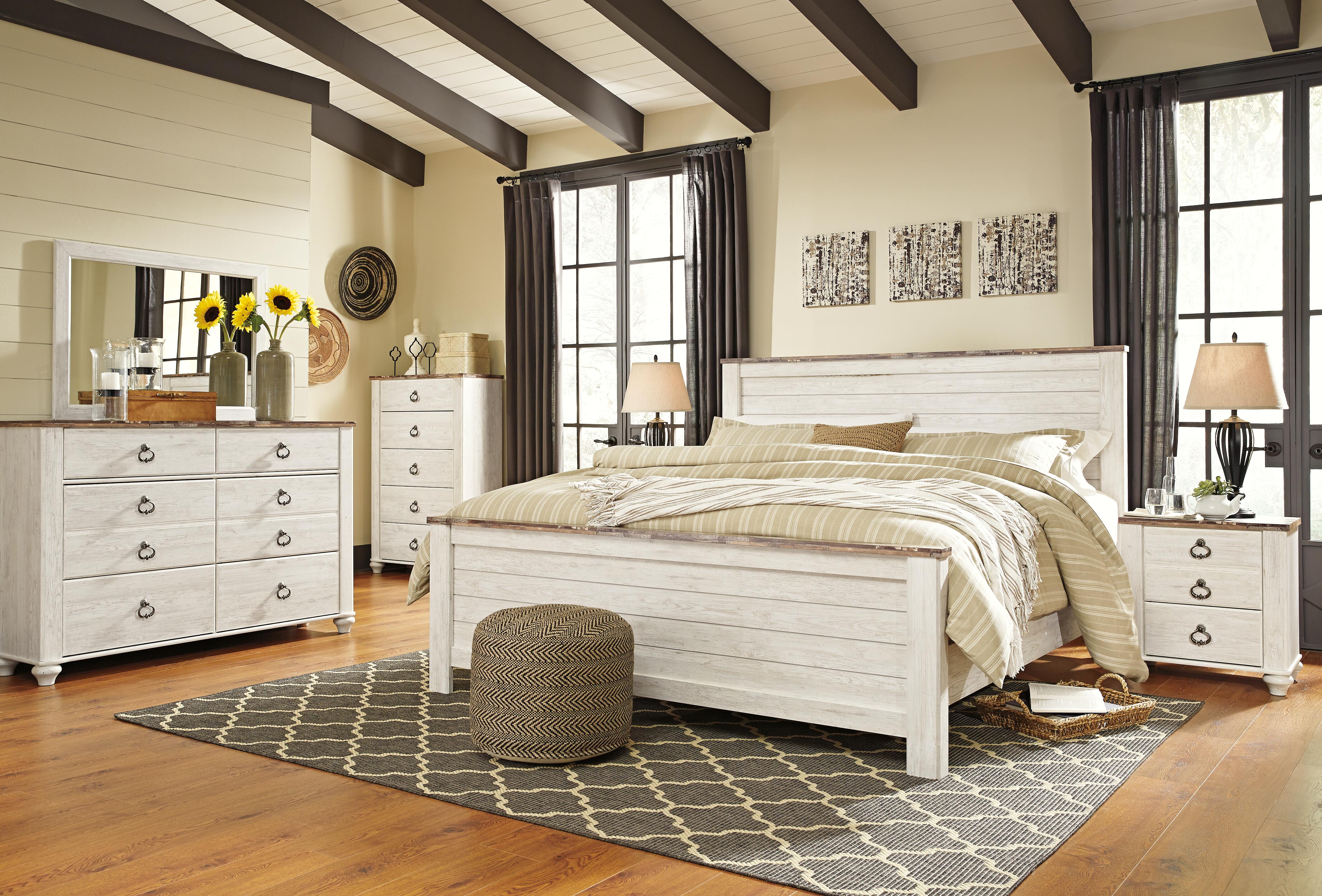 Willowton Panel Bed Bedroom Set - Image 33