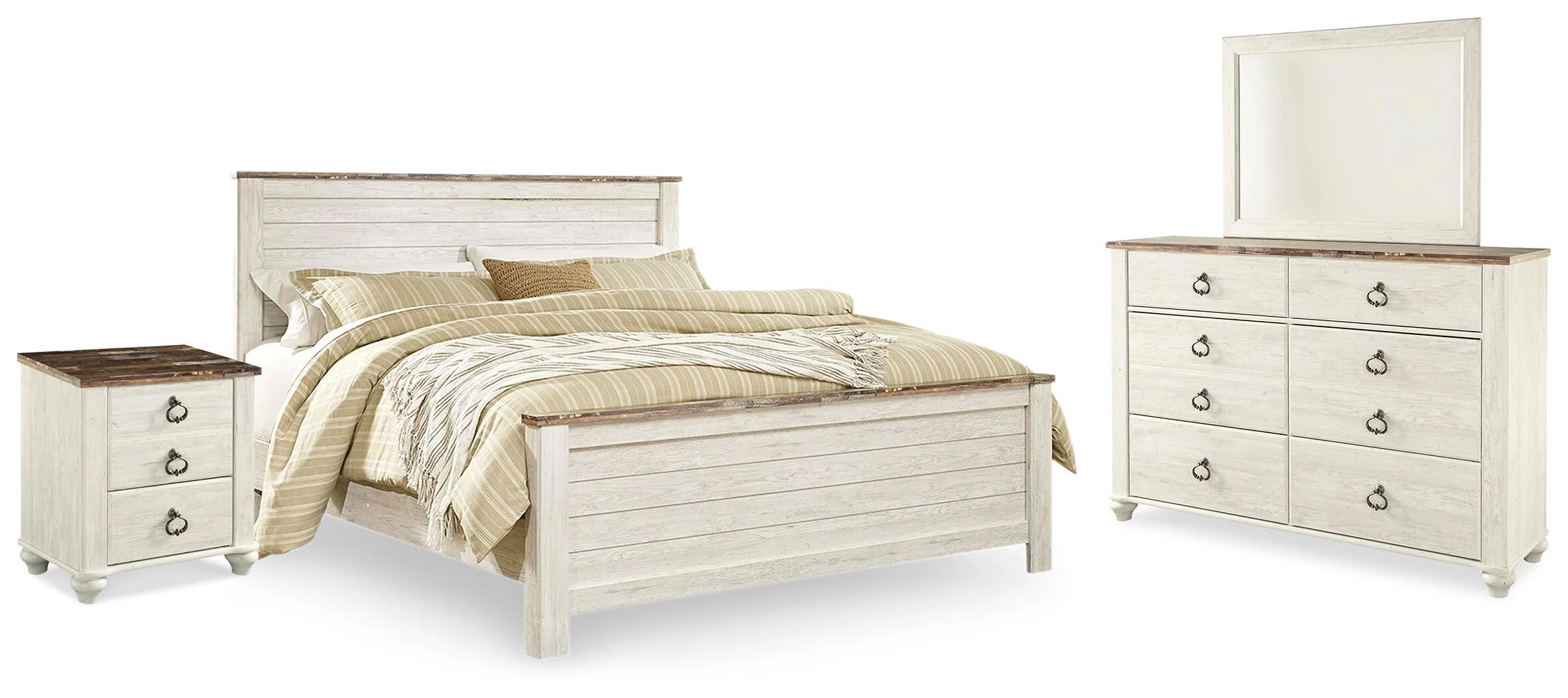 Willowton Panel Bed Bedroom Set - Image 4