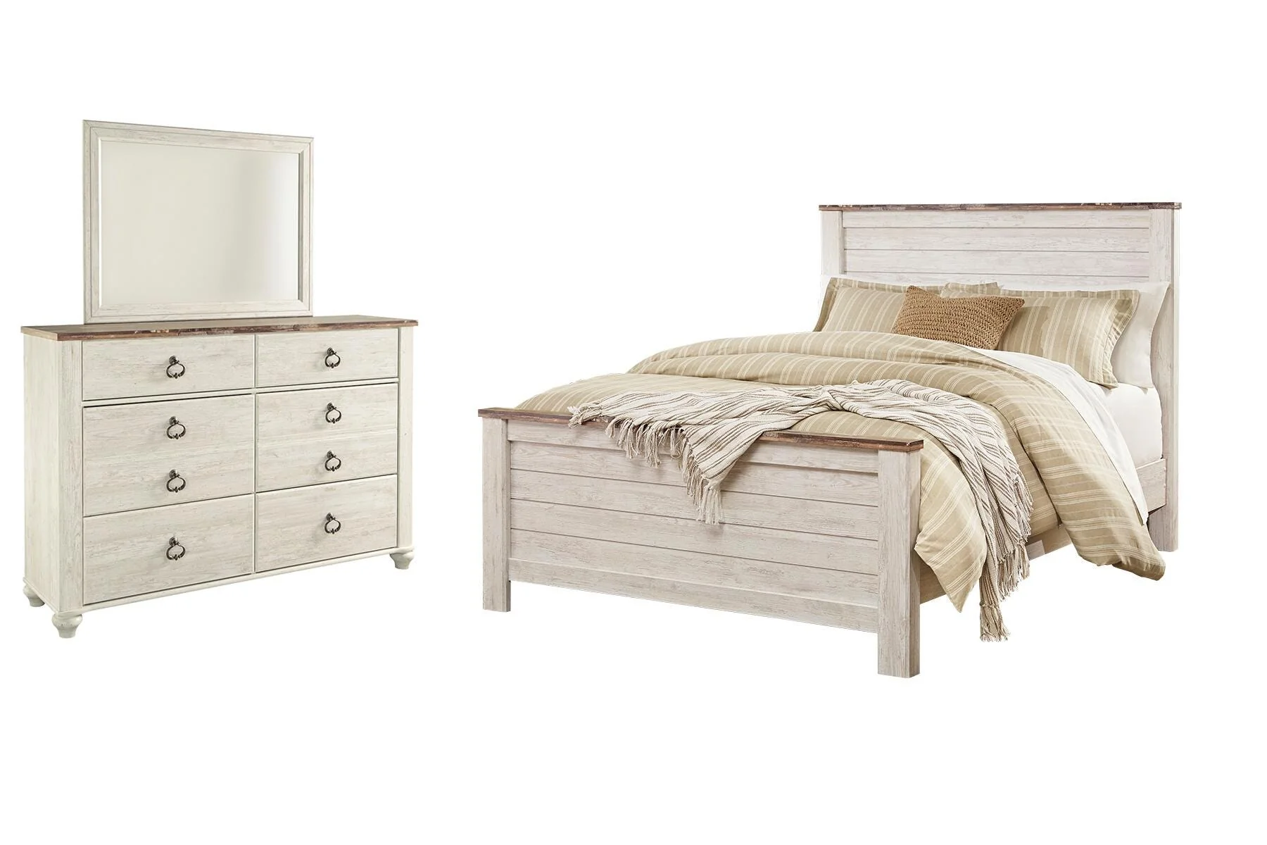 Willowton Panel Bed Bedroom Set - Image 6