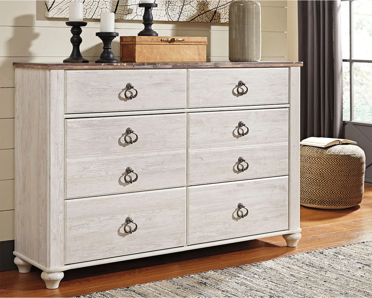 Willowton Six Drawer Dresser - Image 2