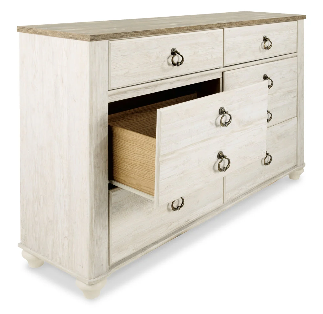 Willowton Six Drawer Dresser - Image 8