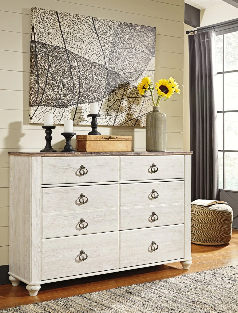 Willowton Six Drawer Dresser - Image 9