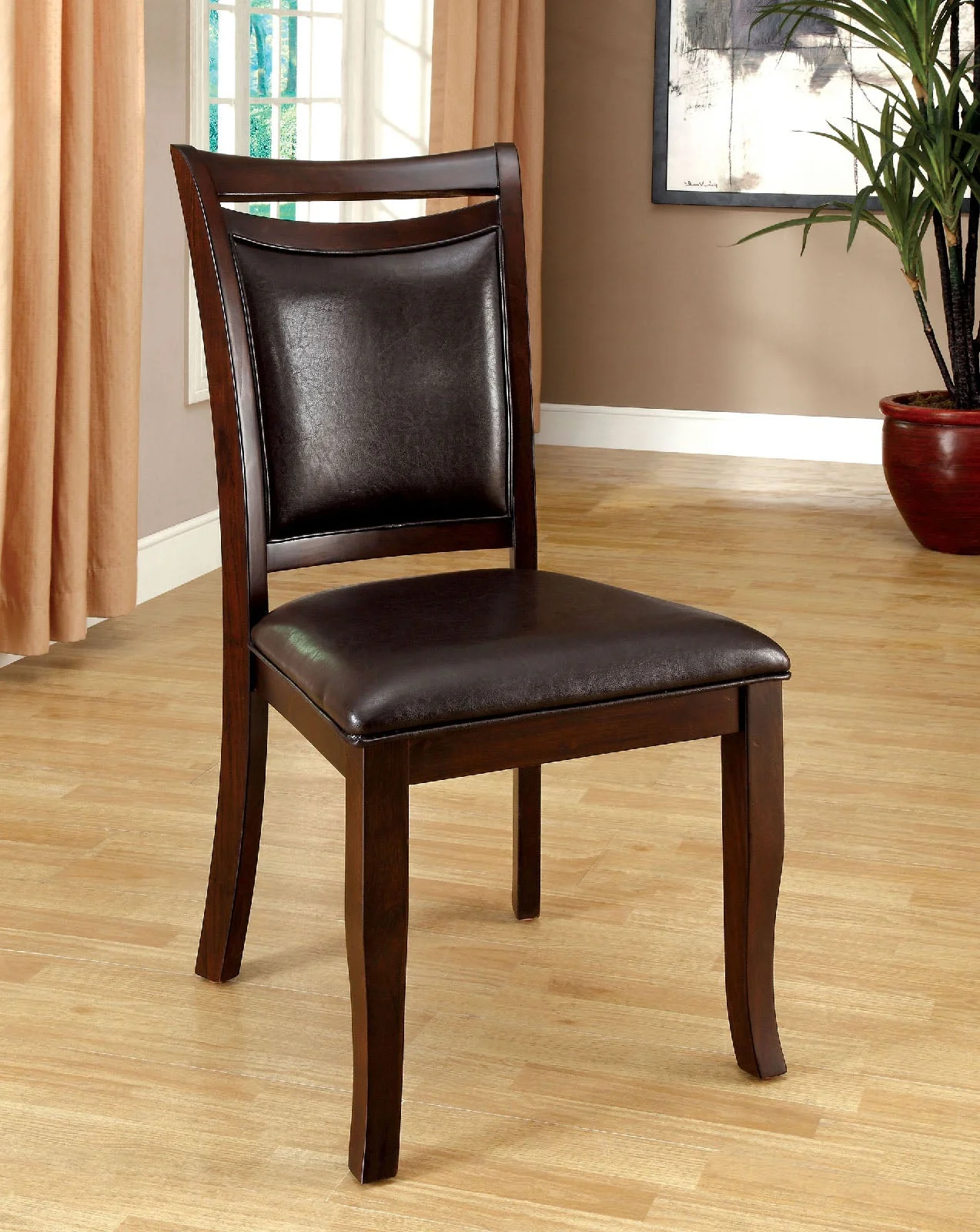 Woodside Dark Cherry/Espresso 7 Pc. Dining Room Set - Image 3